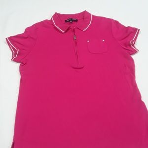 Jones New York Signature Polo T Shirt  Size Large